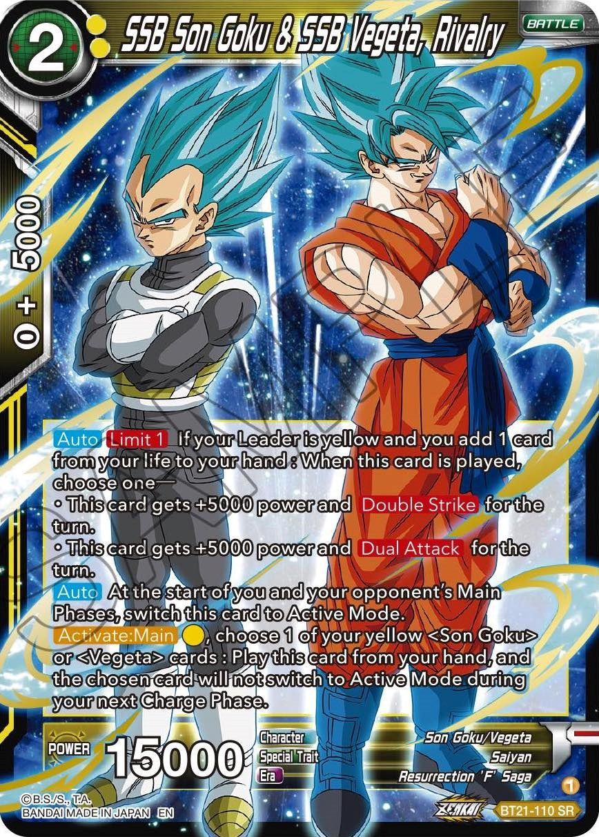 SSB Son Goku & SSB Vegeta, Rivalry (BT21-110) [Wild Resurgence] | Pegasus Games WI