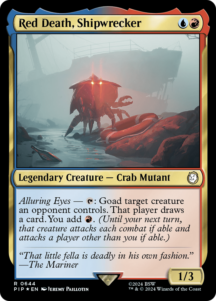 Red Death, Shipwrecker (Surge Foil) [Fallout] | Pegasus Games WI