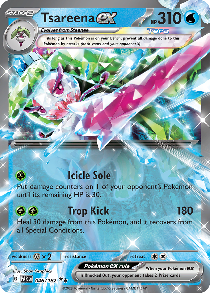 Tsareena ex (046/182) [Scarlet & Violet: Paradox Rift] | Pegasus Games WI