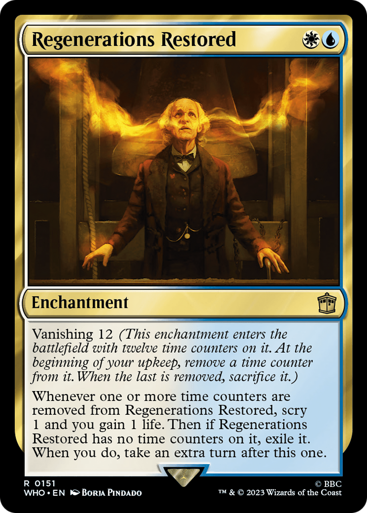 Regenerations Restored [Doctor Who] | Pegasus Games WI