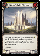 Nature's Path Pilgrimage (Yellow) [U-WTR148] (Welcome to Rathe Unlimited)  Unlimited Rainbow Foil | Pegasus Games WI