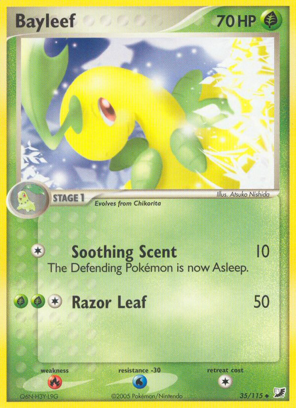 Bayleef (35/115) [EX: Unseen Forces] | Pegasus Games WI