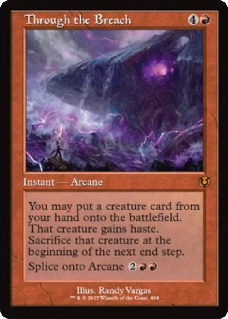 Through the Breach (Retro Frame) [Innistrad Remastered] | Pegasus Games WI