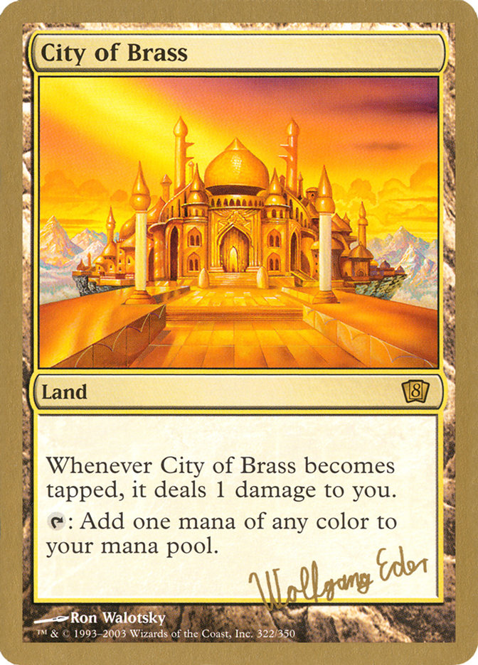 City of Brass (Wolfgang Eder) [World Championship Decks 2003] | Pegasus Games WI