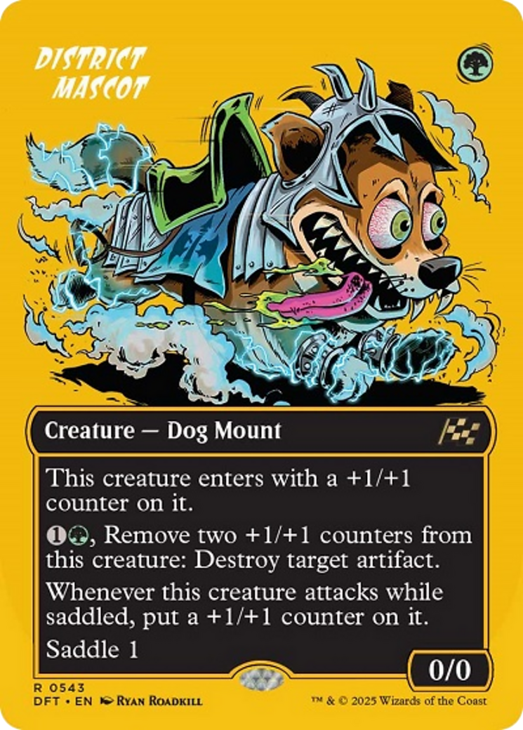 District Mascot (Borderless) (First-Place Foil) [Aetherdrift] | Pegasus Games WI
