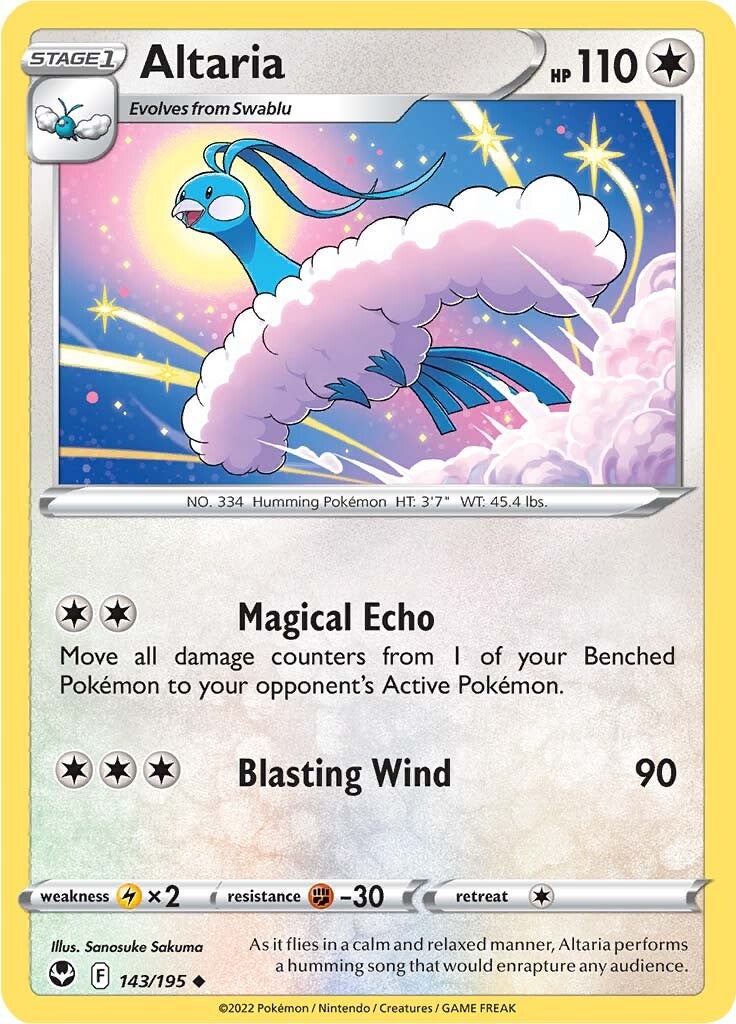 Altaria (143/195) [Sword & Shield: Silver Tempest] | Pegasus Games WI