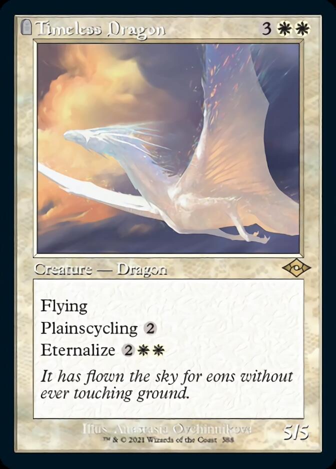 Timeless Dragon (Retro Foil Etched) [Modern Horizons 2] | Pegasus Games WI