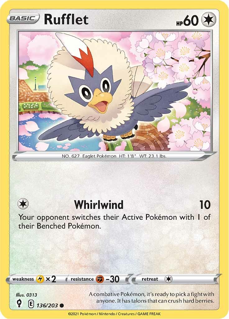 Rufflet (136/203) [Sword & Shield: Evolving Skies] | Pegasus Games WI