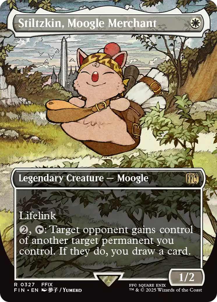 Stiltzkin, Moogle Merchant (Borderless) [FINAL FANTASY] | Pegasus Games WI