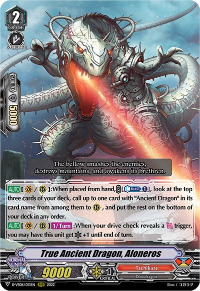 True Ancient Dragon, Aloneros (D-VS06/031EN) [V Clan Collection Vol.6] | Pegasus Games WI