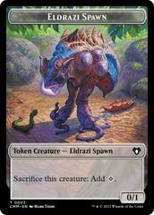 Eldrazi Spawn // Satyr Double-Sided Token [Commander Masters Tokens] | Pegasus Games WI