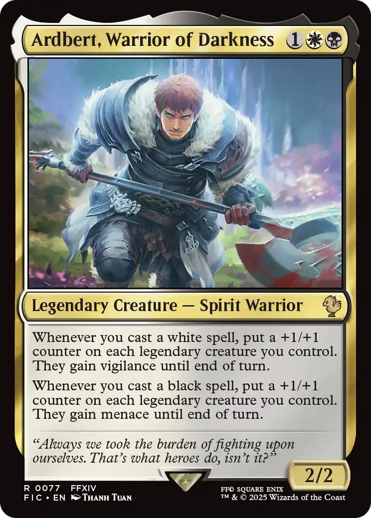 Ardbert, Warrior of Darkness [FINAL FANTASY Commander] | Pegasus Games WI