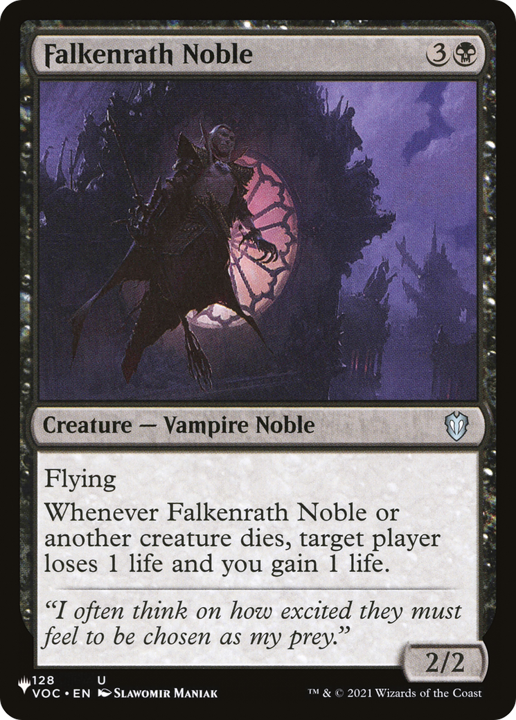 Falkenrath Noble [The List] | Pegasus Games WI
