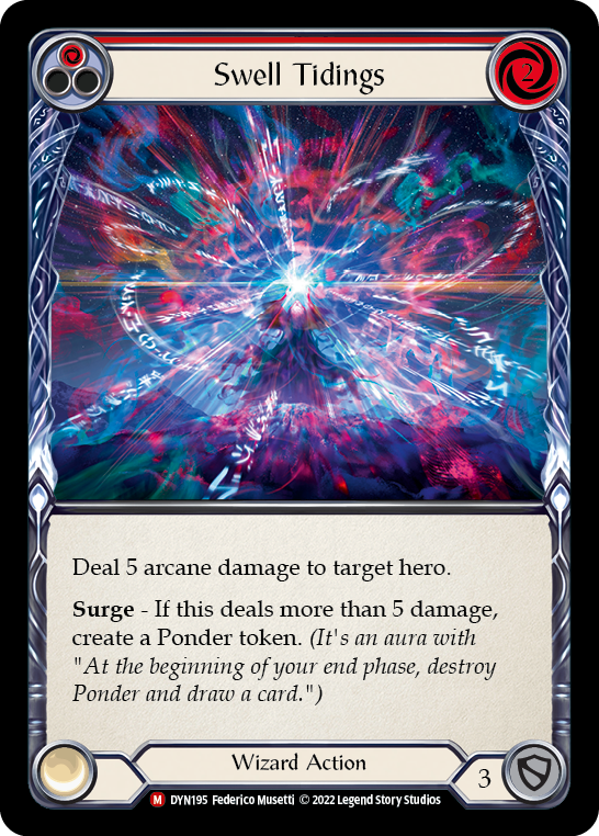 Swell Tidings [DYN195] (Dynasty)  Rainbow Foil | Pegasus Games WI
