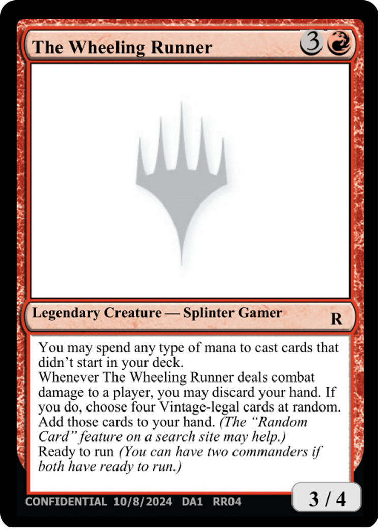 The Wheeling Runner [Unknown Event] | Pegasus Games WI