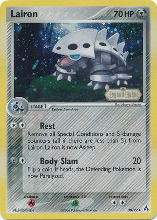 Lairon (38/92) (Stamped) [EX: Legend Maker] | Pegasus Games WI