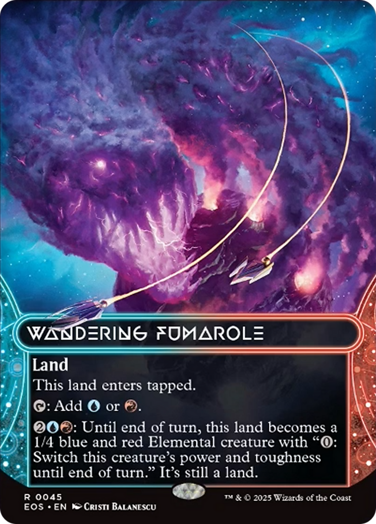 Wandering Fumarole (0045) (Borderless) [Edge of Eternities: Stellar Sights] | Pegasus Games WI