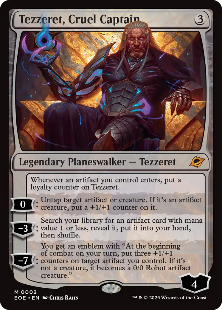 Tezzeret, Cruel Captain [Edge of Eternities] | Pegasus Games WI