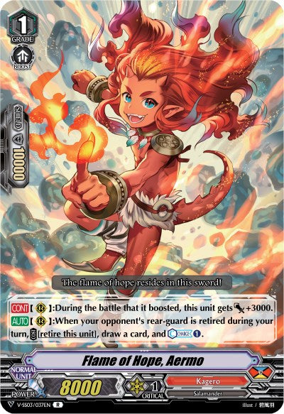 Flame of Hope, Aermo (V-SS03/037EN) [Festival Collection] | Pegasus Games WI