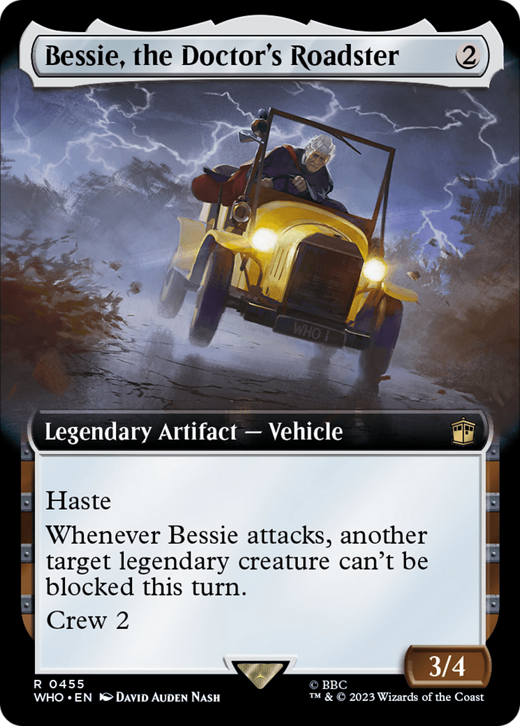 Bessie, the Doctor's Roadster (Extended Art) [Doctor Who] | Pegasus Games WI