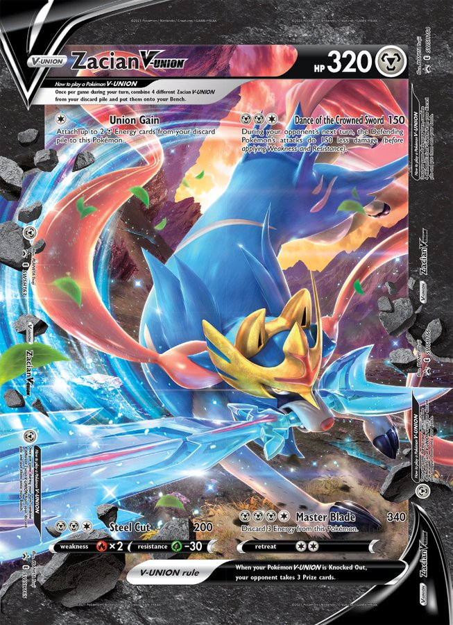 Zacian V-Union (Jumbo Card) [Sword & Shield: Black Star Promos] | Pegasus Games WI