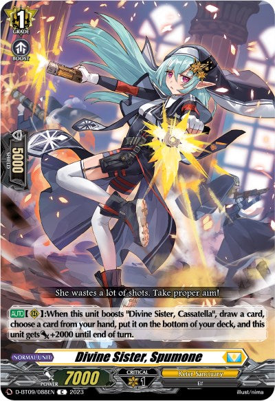 Divine Sister, Spumone (D-BT09/088EN) [Dragontree Invasion] | Pegasus Games WI