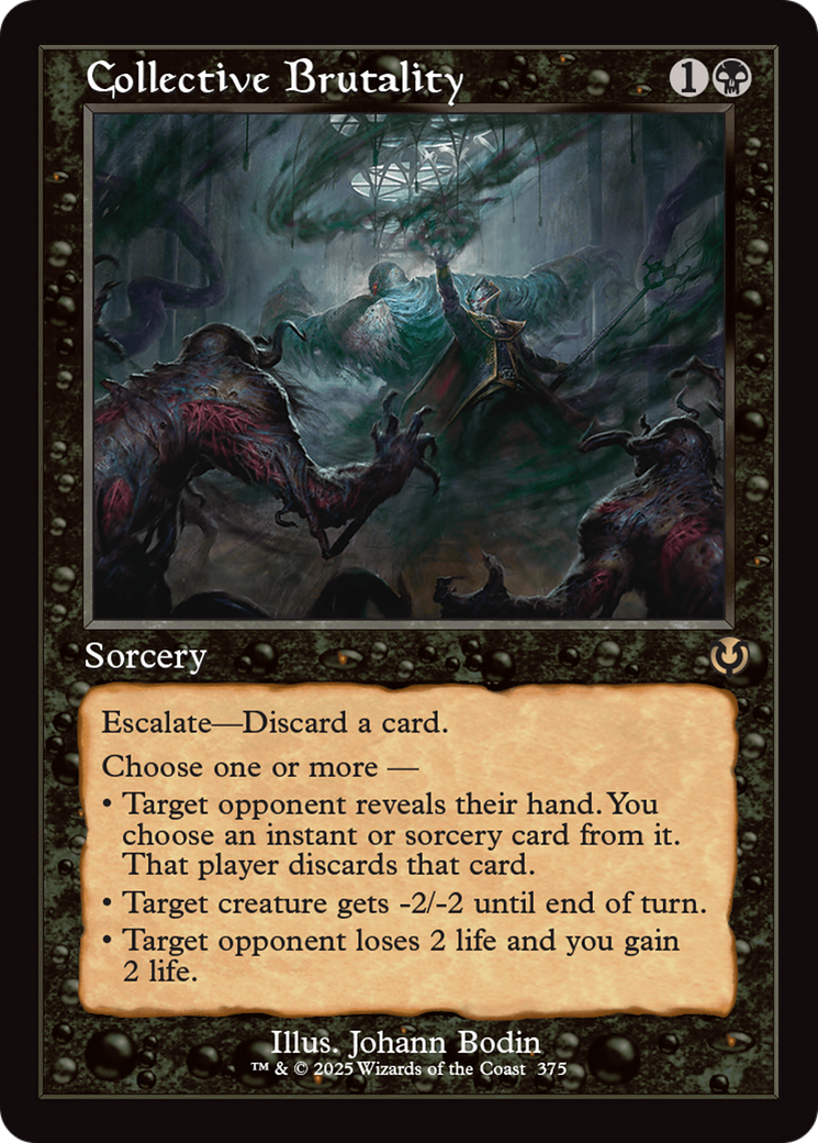 Collective Brutality (Retro Frame) [Innistrad Remastered] | Pegasus Games WI