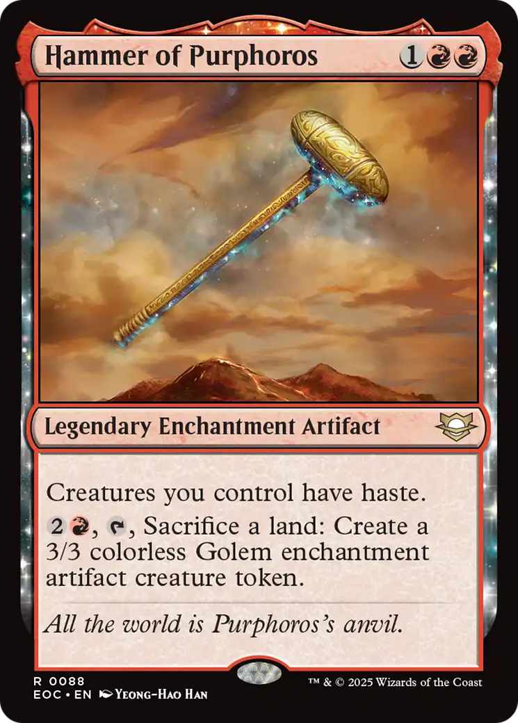 Hammer of Purphoros [Edge of Eternities Commander] | Pegasus Games WI
