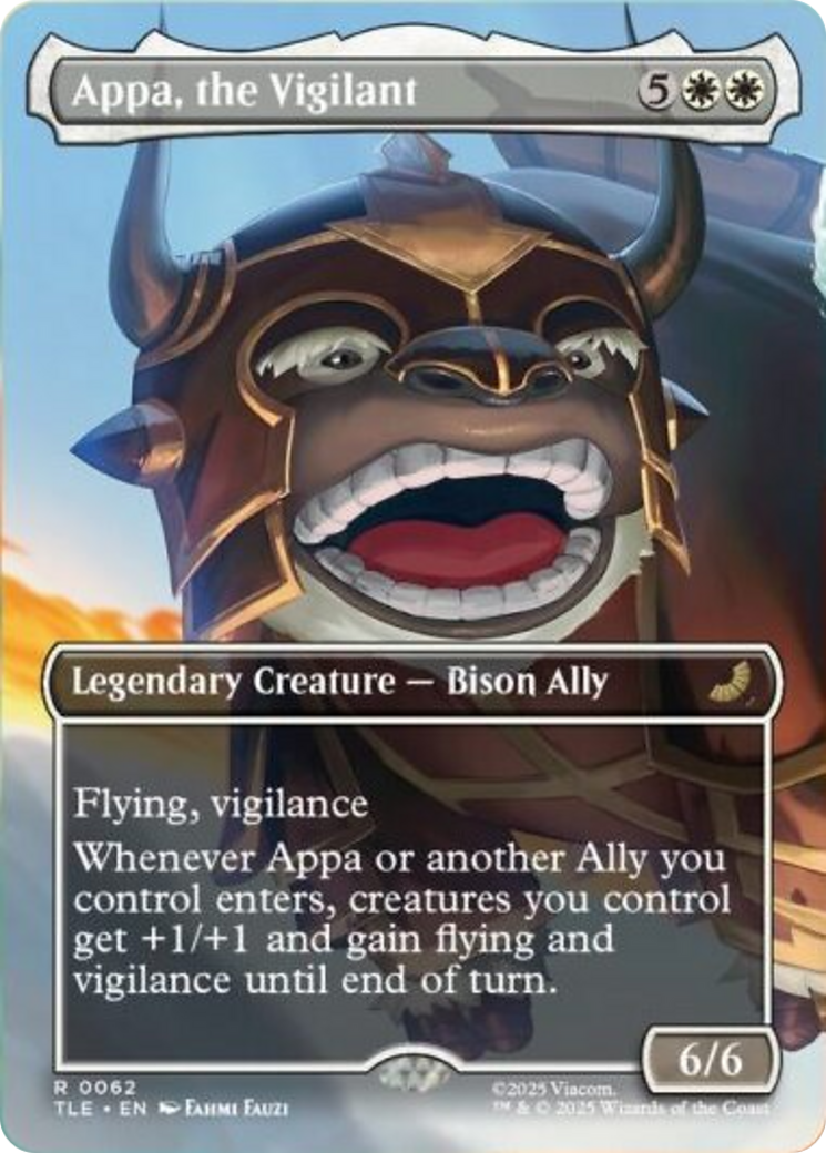 Appa, the Vigilant (Borderless) [Avatar: The Last Airbender: Eternal-Legal] | Pegasus Games WI
