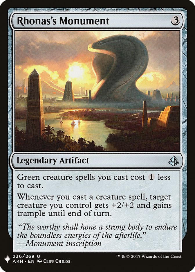 Rhonas's Monument [Mystery Booster] | Pegasus Games WI