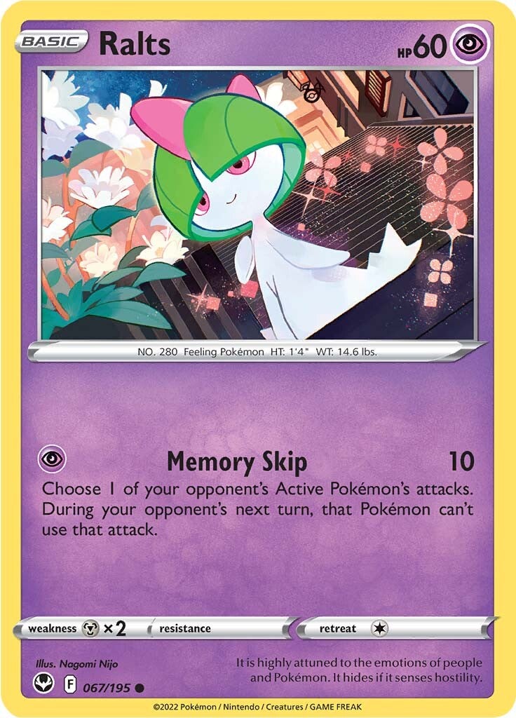 Ralts (067/195) [Sword & Shield: Silver Tempest] | Pegasus Games WI