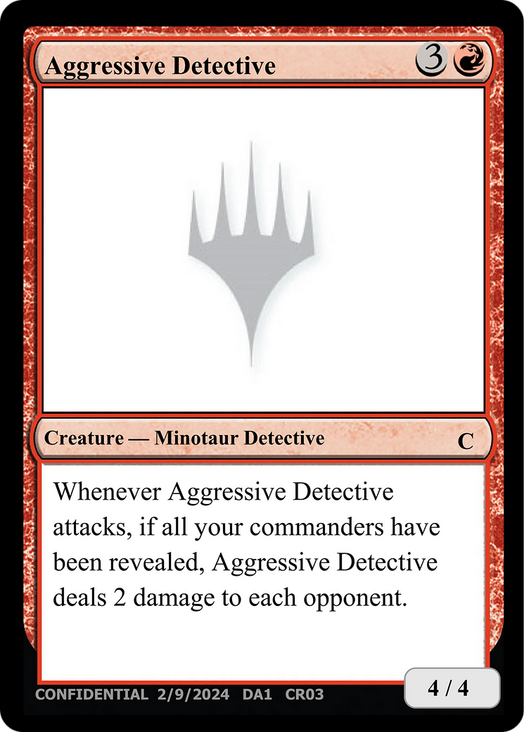 Aggressive Detective [Unknown Event] | Pegasus Games WI