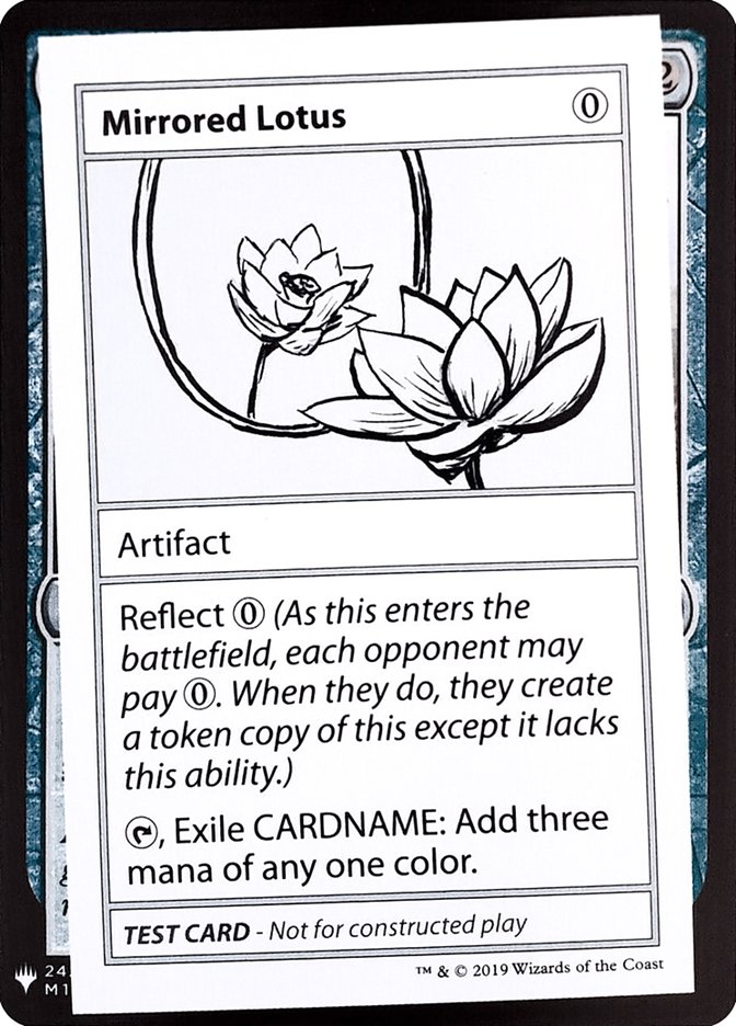 Mirrored Lotus [Mystery Booster Playtest Cards] | Pegasus Games WI