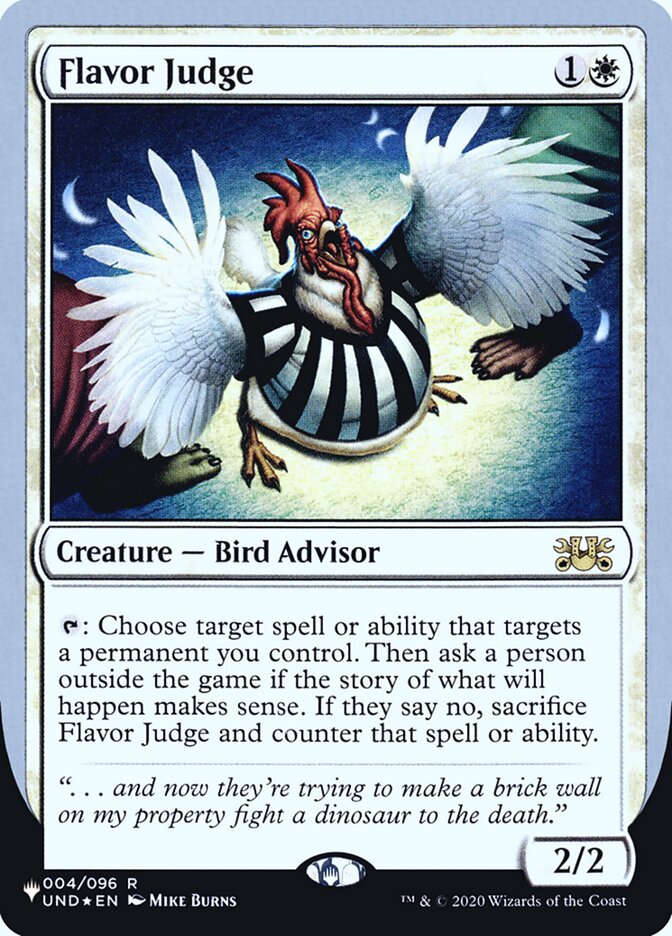 Flavor Judge (Unfinity Foil Edition) [The List] | Pegasus Games WI