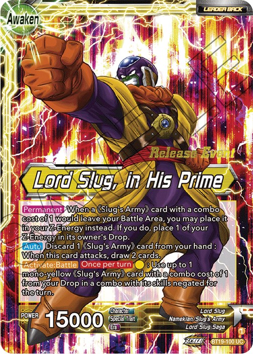 Lord Slug // Lord Slug, in His Prime (Fighter's Ambition Holiday Pack) (BT19-100) [Tournament Promotion Cards] | Pegasus Games WI