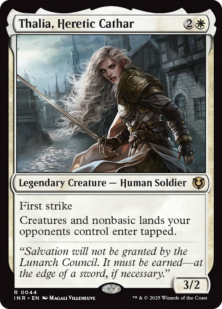 Thalia, Heretic Cathar [Innistrad Remastered] | Pegasus Games WI