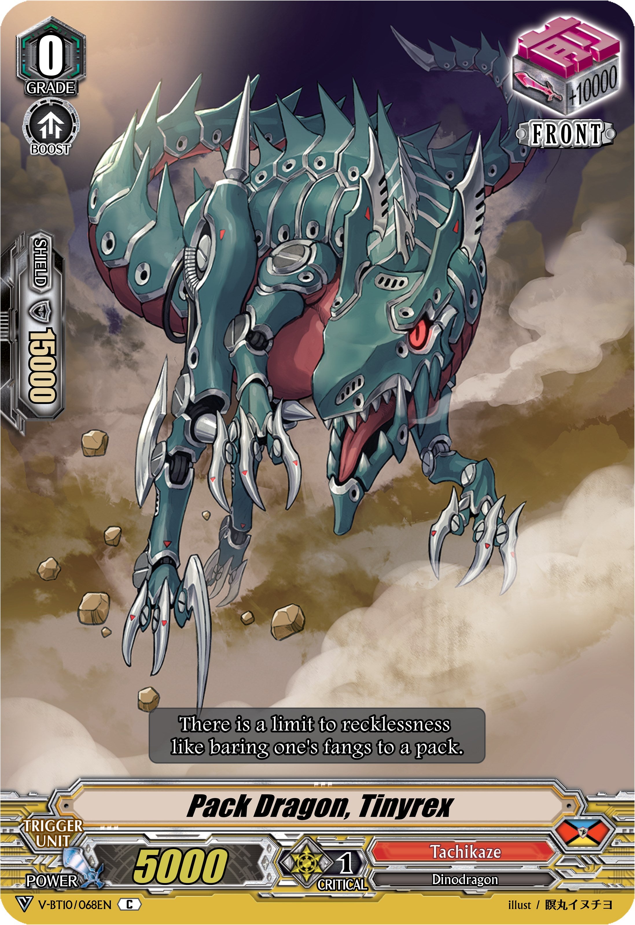 Pack Dragon, Tinyrex (V-BT10/068EN) [Phantom Dragon Aeon] | Pegasus Games WI