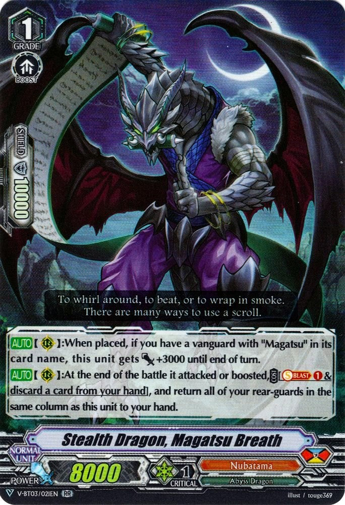 Stealth Dragon, Magatsu Breath (V-BT03/021EN) [Miyaji Academy CF Club] | Pegasus Games WI