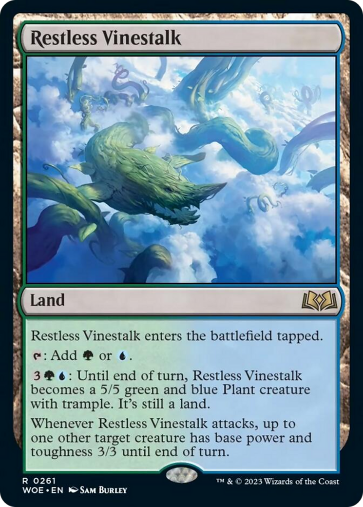 Restless Vinestalk [Wilds of Eldraine] | Pegasus Games WI