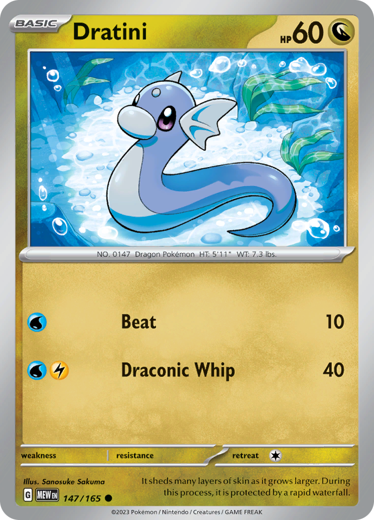 Dratini (147/165) [Scarlet & Violet: 151] | Pegasus Games WI