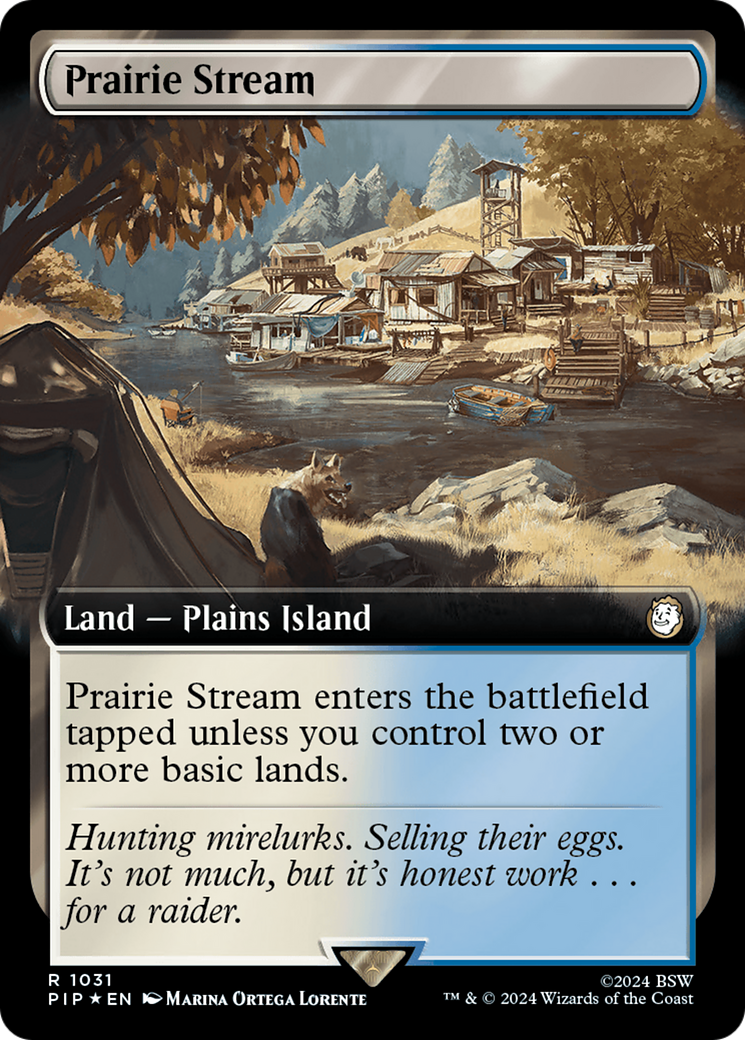 Prairie Stream (Extended Art) (Surge Foil) [Fallout] | Pegasus Games WI