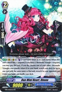 Duo Mini Heart, Rhone (Black) (EB10/005EN-B) [Divas Duet] | Pegasus Games WI