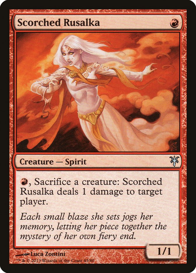 Scorched Rusalka [Duel Decks: Sorin vs. Tibalt] | Pegasus Games WI