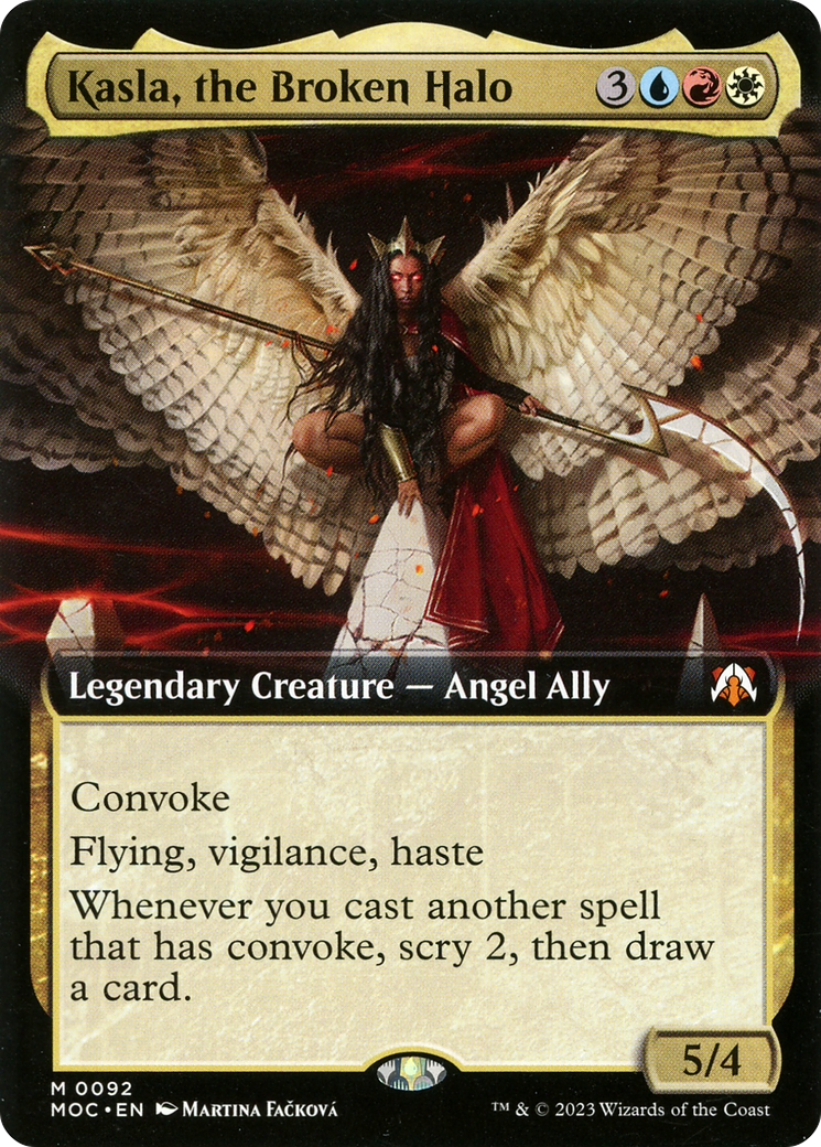 Kasla, the Broken Halo (Extended Art) [March of the Machine Commander] | Pegasus Games WI