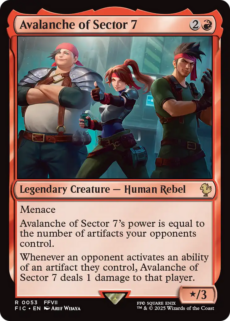 Avalanche of Sector 7 [FINAL FANTASY Commander] | Pegasus Games WI