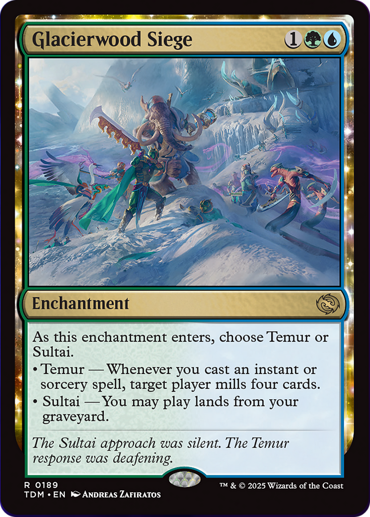 Glacierwood Siege [Tarkir: Dragonstorm] | Pegasus Games WI