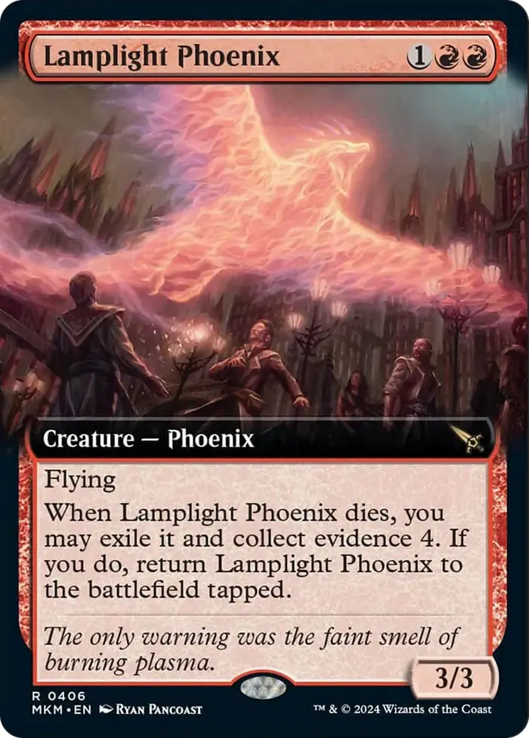 Lamplight Phoenix (Extended Art) [Murders at Karlov Manor] | Pegasus Games WI