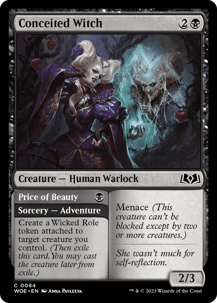 Conceited Witch // Price of Beauty [Wilds of Eldraine] | Pegasus Games WI