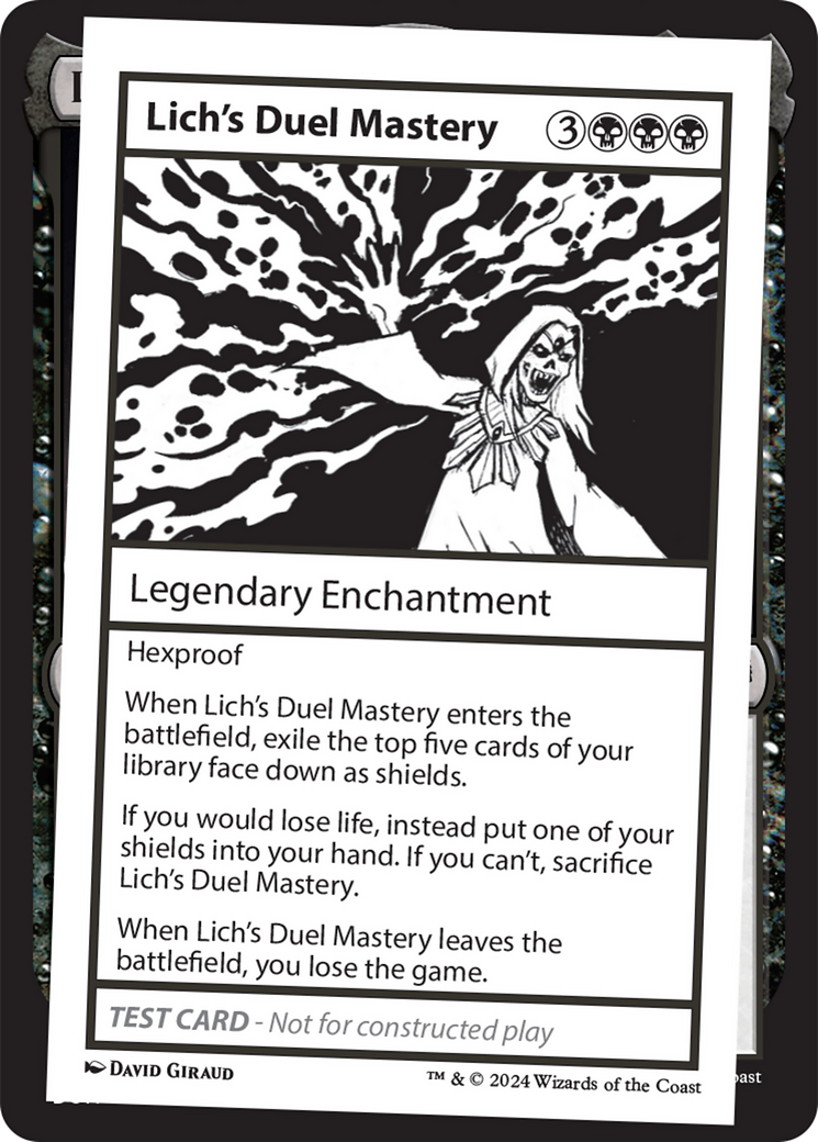 Lich's Duel Mastery [Mystery Booster 2 Playtest Cards] | Pegasus Games WI