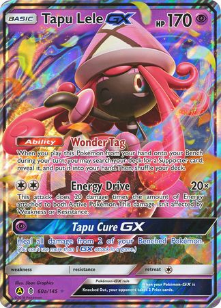 Tapu Lele GX (60a/145) (Alternate card) (Jumbo Card) [Sun & Moon: Guardians Rising] | Pegasus Games WI